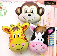 Jungle Theme Animal Foil Balloons