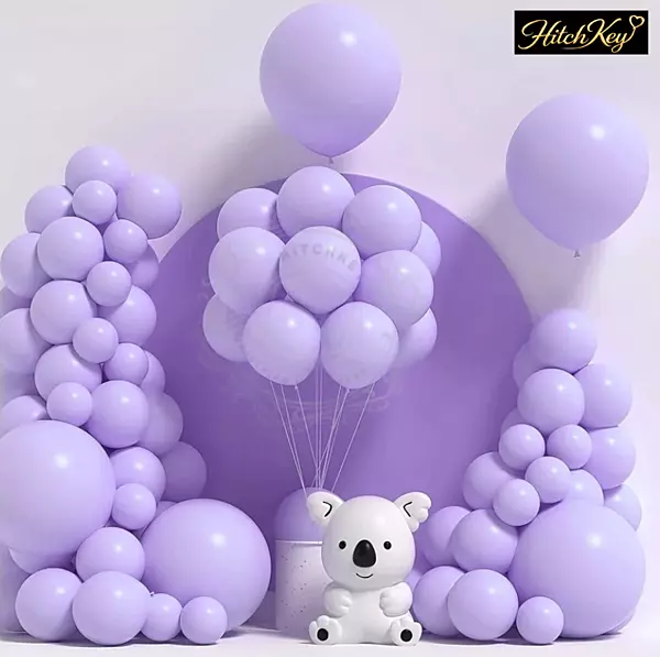 Pastel Purple Balloons Kit - 40 Pcs