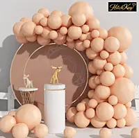 Pastel Peach Balloons Kit - 40 Pcs