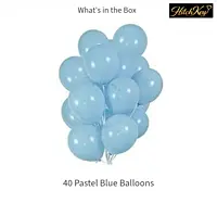 Pastel Blue Balloons Kit - 40 Pcs