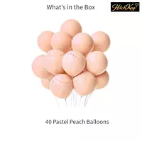 Pastel Peach Balloons Kit - 40 Pcs
