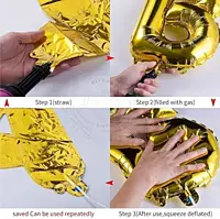Happy Birthday Foil Balloon Banner – Letter Balloons Decoration for Birthday Party