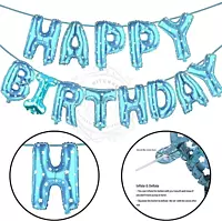 Happy Birthday Foil Balloon Banner – Letter Balloons Decoration for Birthday Party