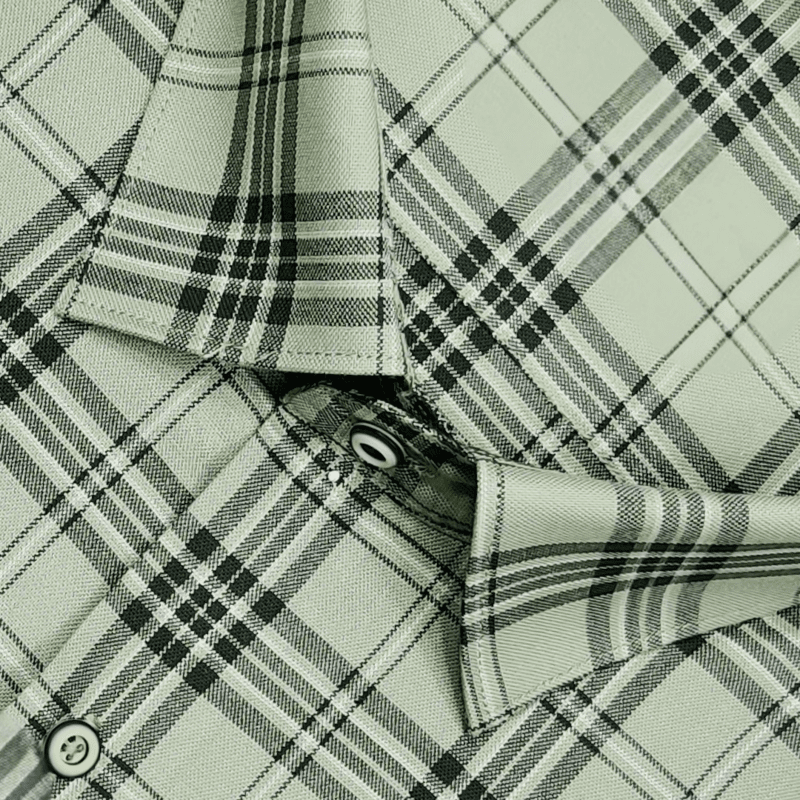 GREEN CHECKS SHIRT