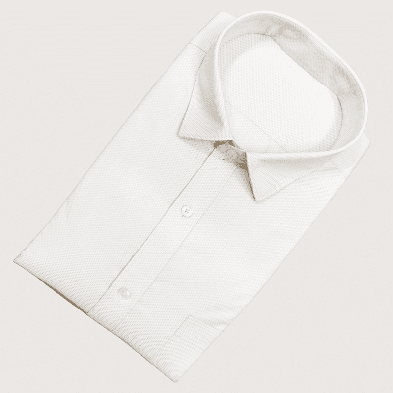 CREAM SELF DESIGN SHIRT