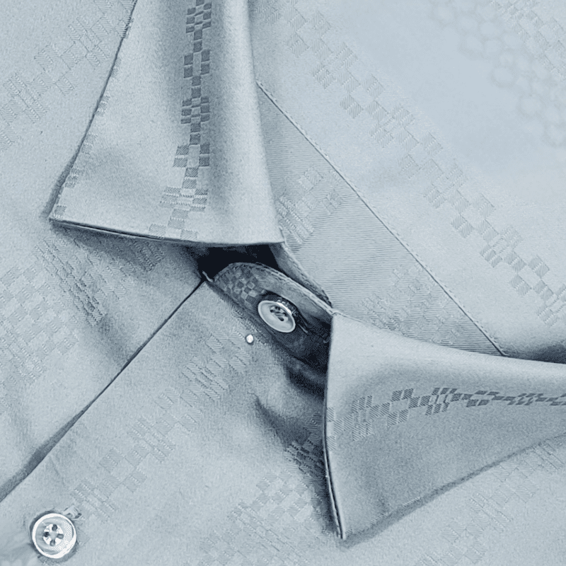 GRAY SELF DESIGN SHIRT