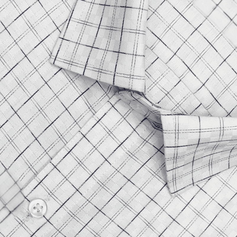 WHITE CHECKS SHIRT