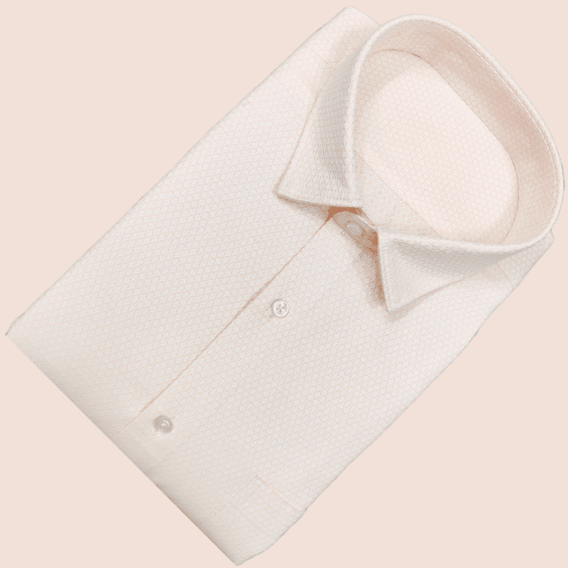 PEACH SELF DESIGN SHIRT