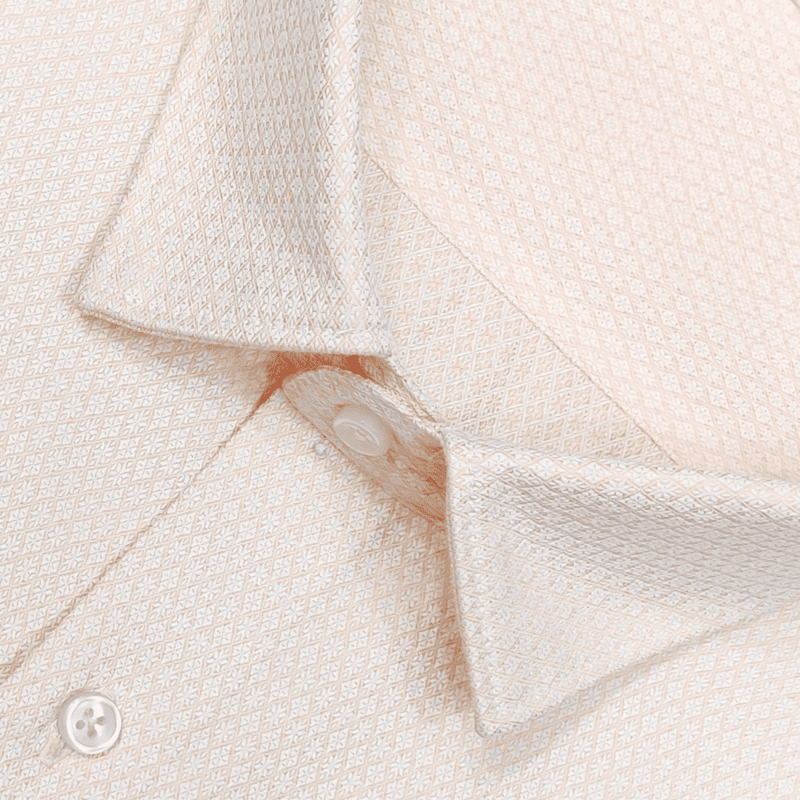 PEACH SELF DESIGN SHIRT