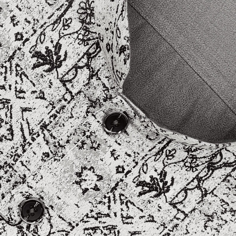 GRAY PARTY WEAR SHIRT