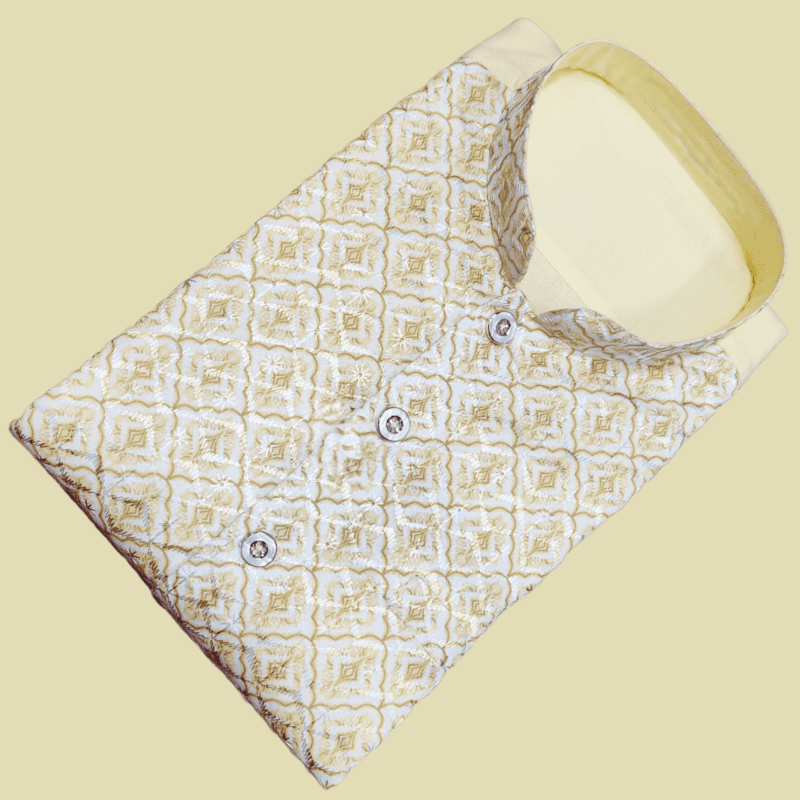 YELLOW PARTY WEAR SHIRT