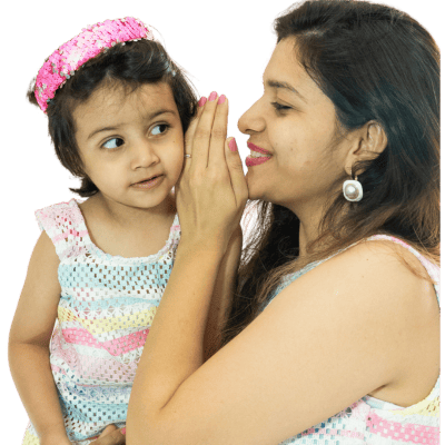 Pastel Harmony Mother-Daughter Dress Set with Soft Striped Elegance