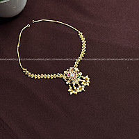 Lotus patterned neckpiece