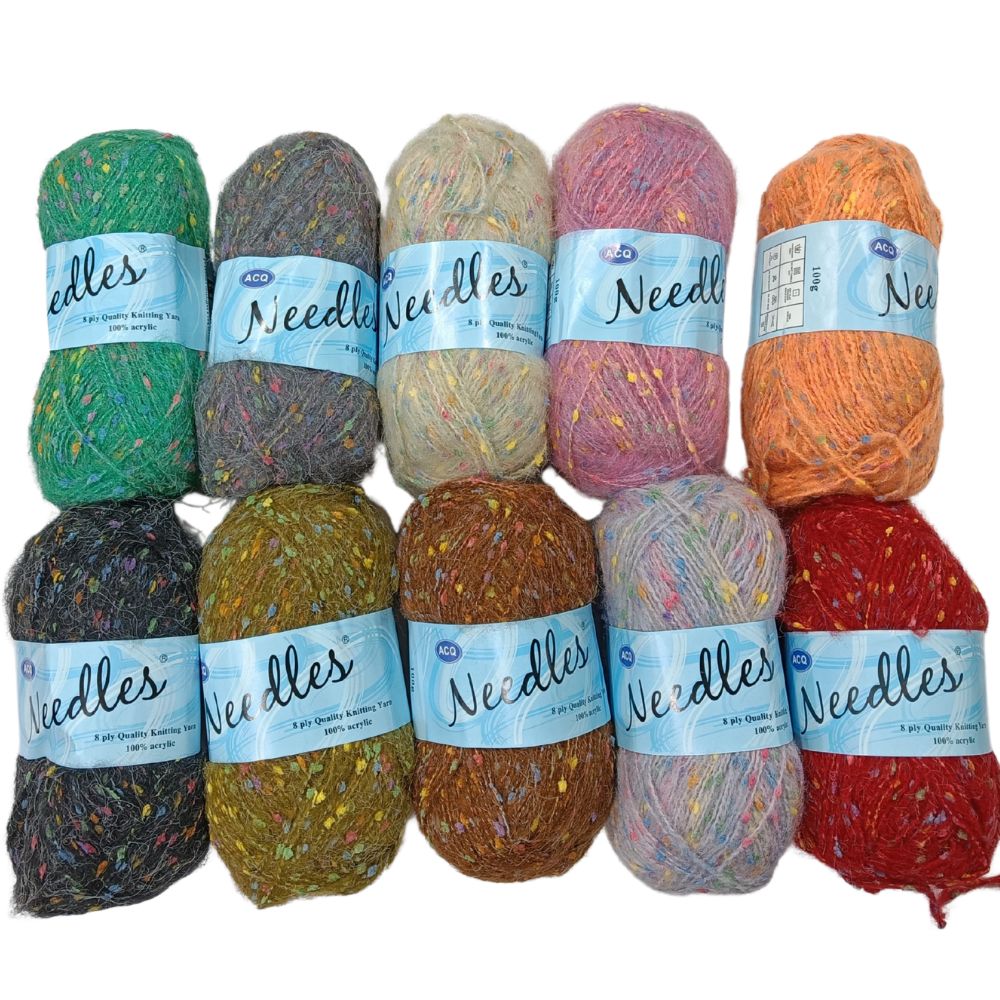 Pack of 10 Assorted yarns- 1 Pack of 10 Assorted yarns- 1