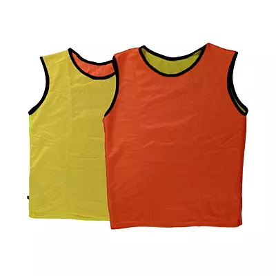 Reversible Bibs (Orange & Yellow) - For Youth 15yrs to 20yrs old