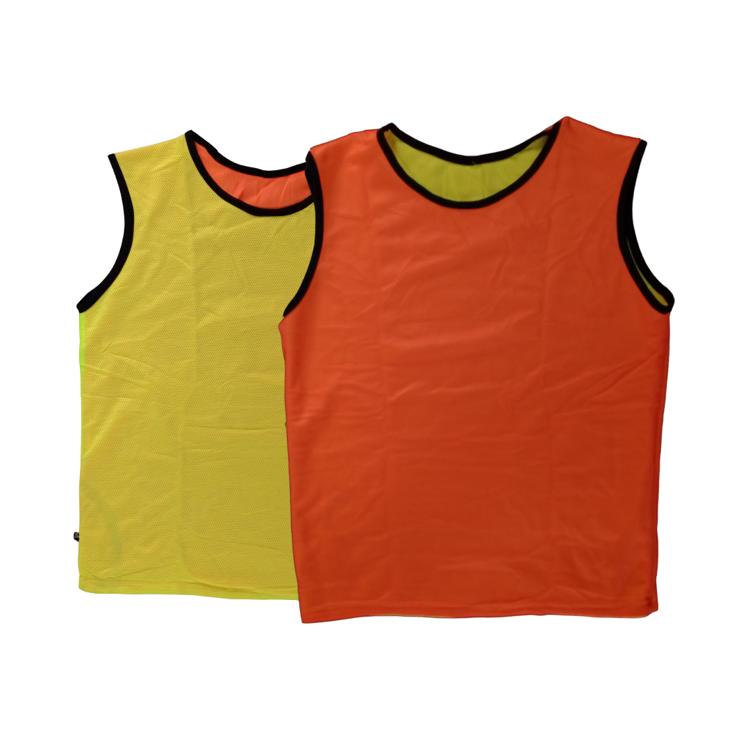 Reversible Bibs (Orange & Yellow) - For Youth 15yrs to 20yrs old