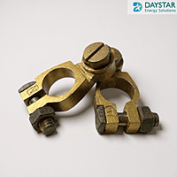 Brass Battery Terminal Connectors – Top Post Clamp Set (Pair) -ve & +ve