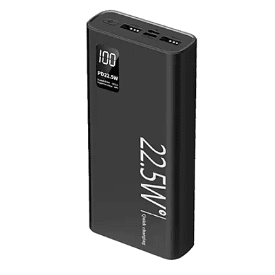 Champion PD22.5W Super Fast Charging Power Bank | Type C PD (Input& Output) Dual USB Output