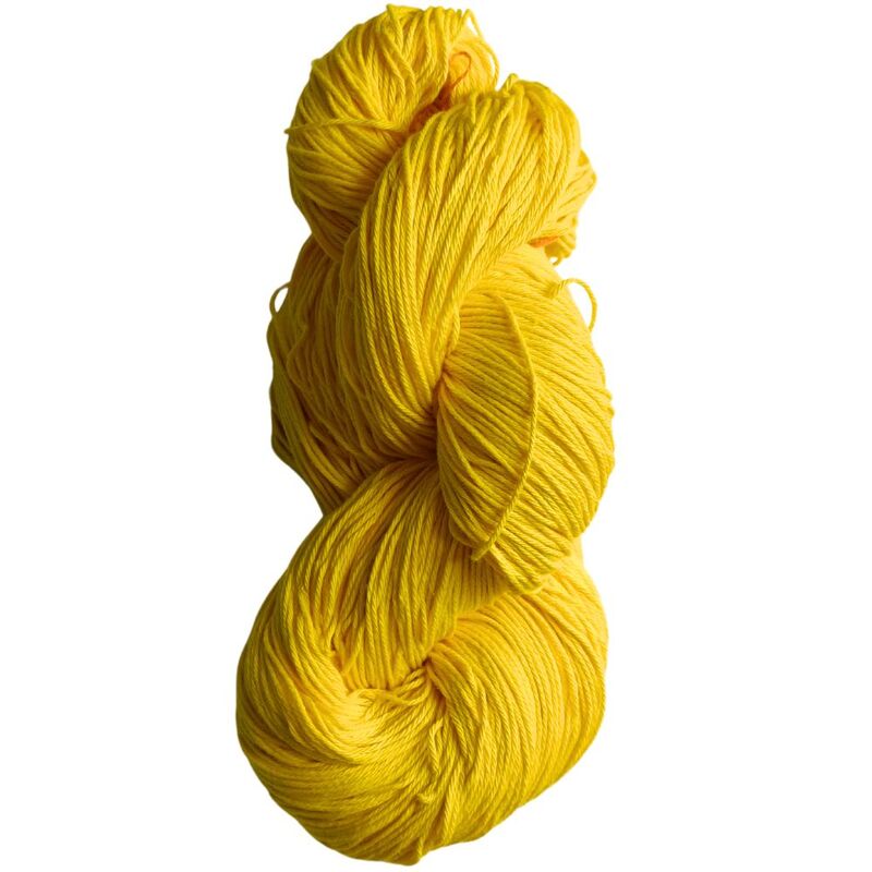 Cotton Yarn 4 Ply Lemon Yellow