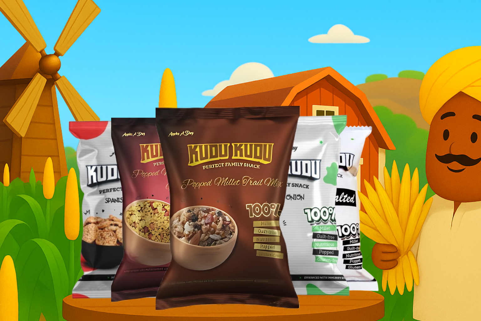 Kudu Kudu Millet Snack Combo Pack