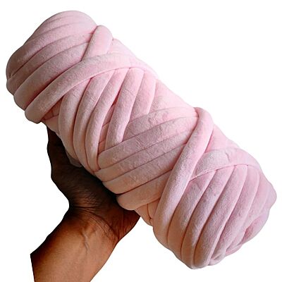 Jumbo Arm Knitting Yarn 15mm- Dark Pink