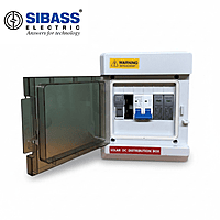 Sibass DCDB Premium IP66 Waterproof – 20A MCB,600V SPD & Fuse Holder (1 in 1 Out)