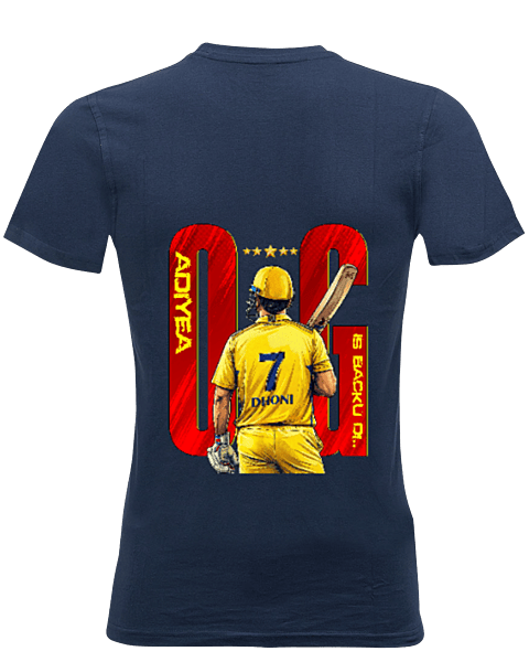 Adiyea OG Is Backu Di - CSK T-Shirt - Whistle Podu