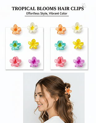 Flower Clip small (Pack of 6)