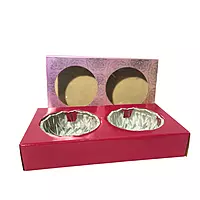 Two-Piece Crystal-Look Glass Bowl Set