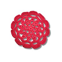 Mandala Coaster Red