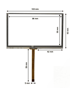 Touch Screen for Wecon LEVI430T HMI Operator
