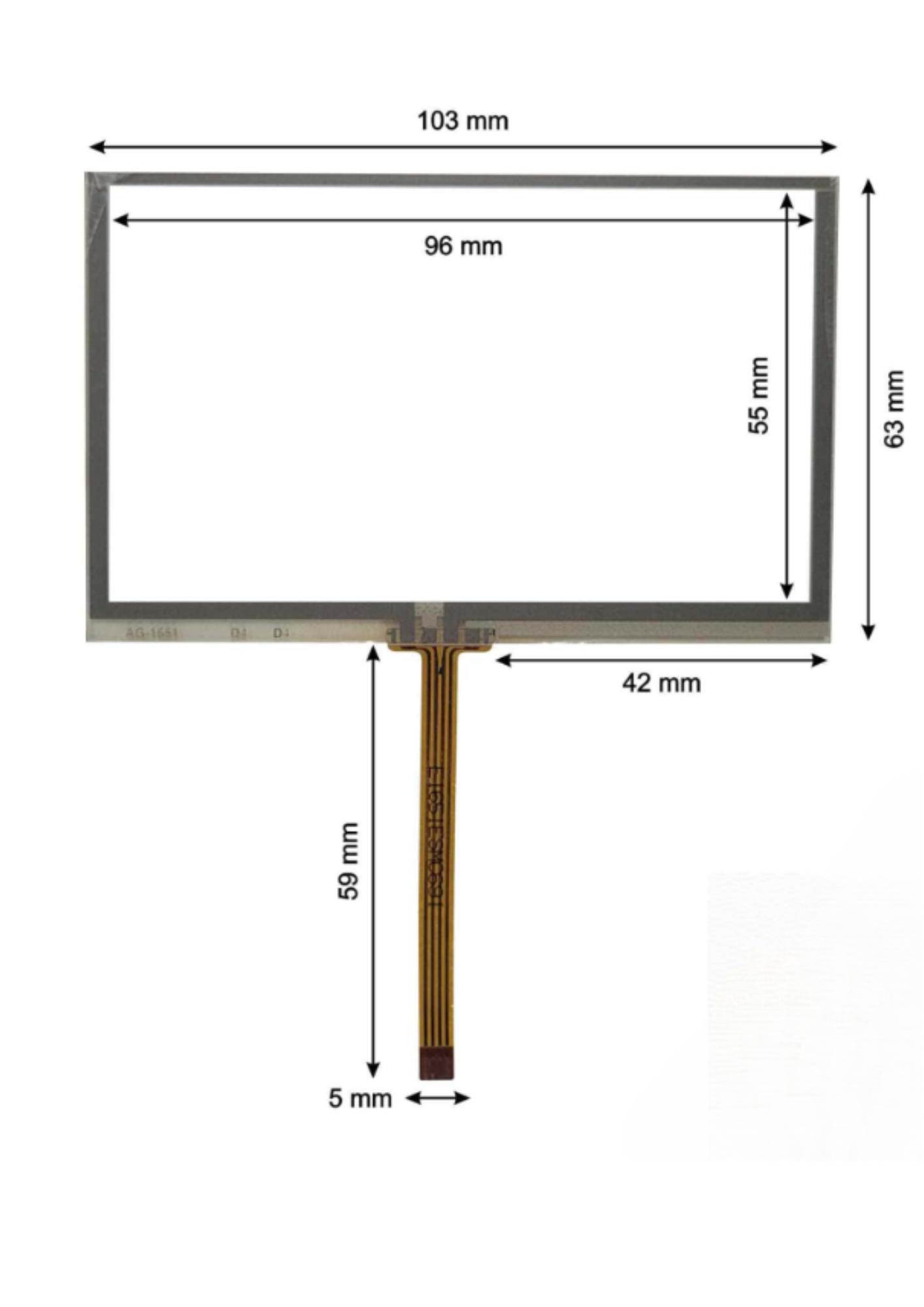Touch Screen for Wecon LEVI430T HMI Operator