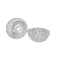 Two-Piece Crystal-Look Glass Bowl Set