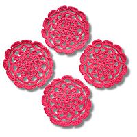 Mandala Coaster Red