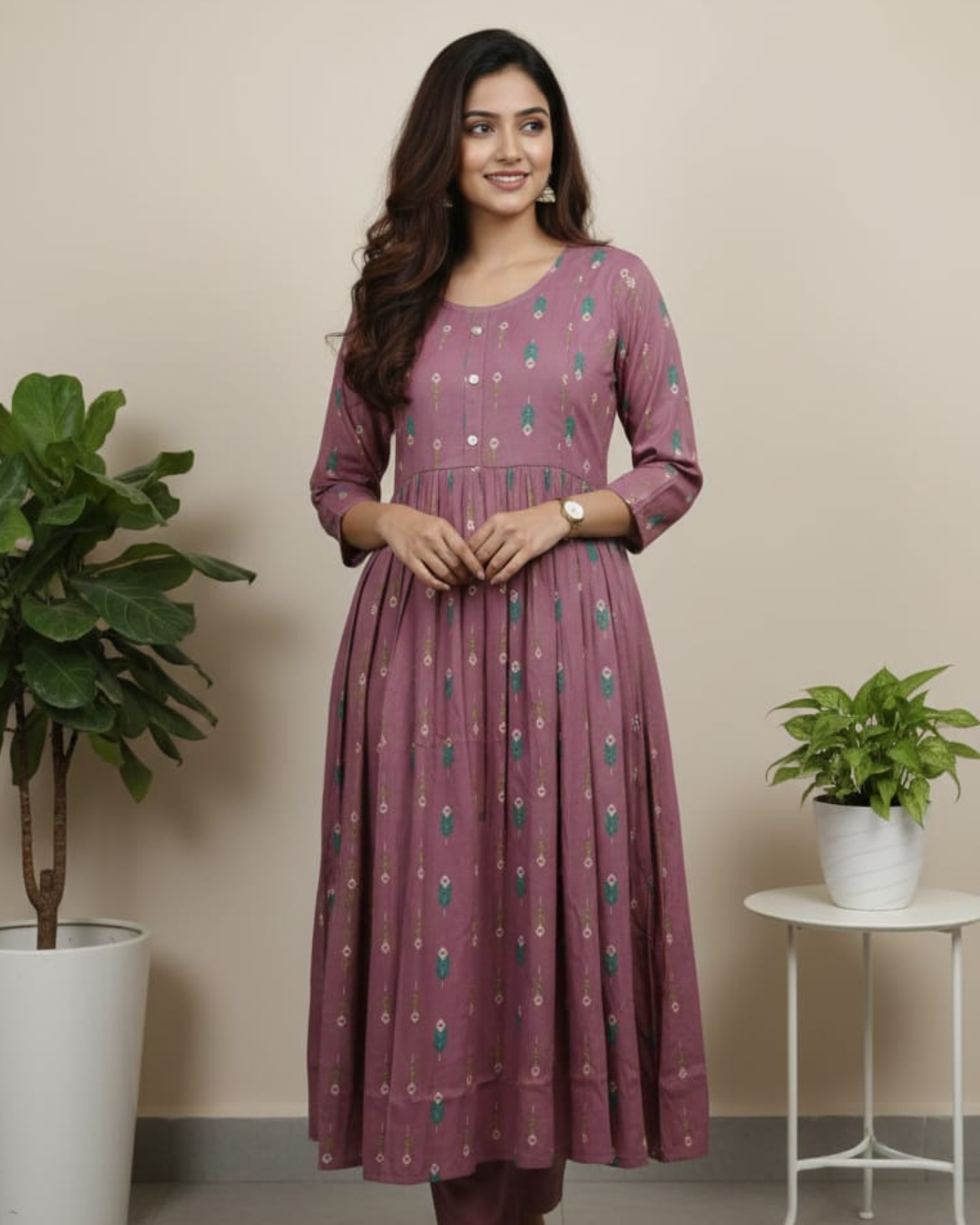 Feeding Kurtis Onion Pink