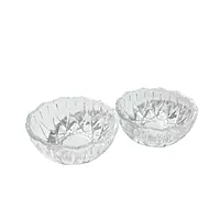 Two-Piece Crystal-Look Glass Bowl Set