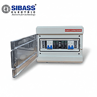 DCDB WaterShield IP65 Weatherproof – 20A MCB,600V SPD & 20A Fuse Holder (5-10kW) (2-In-2-Out)