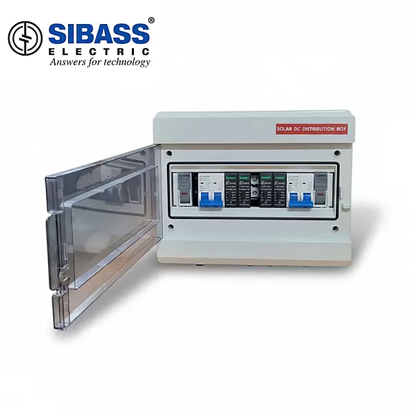 DCDB WaterShield IP65 Weatherproof – 20A MCB,600V SPD & 20A Fuse Holder (5-10kW) (2-In-2-Out)