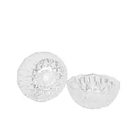 Two-Piece Crystal-Look Glass Bowl Set