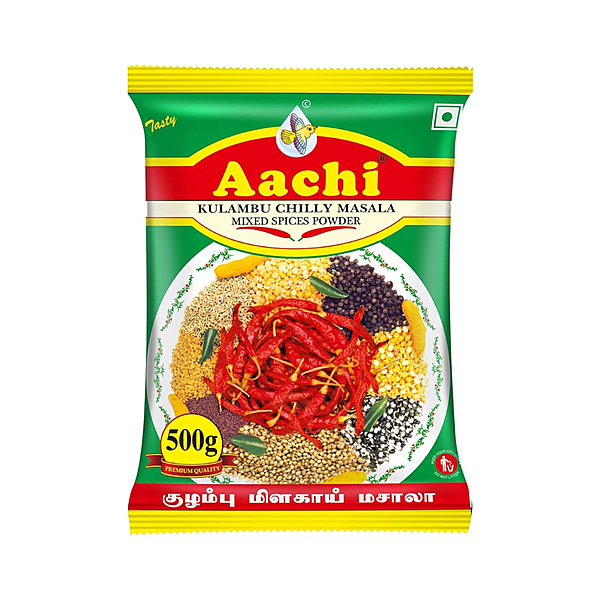 Aachi.Kulambumilakaidull
Kulambuchilli Powder
