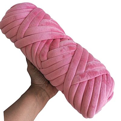 Jumbo Arm Knitting Yarn 15mm- 064 Lite Pink