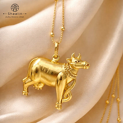 Nandi Gold and Brass plated Nandi Gold and Brass plated