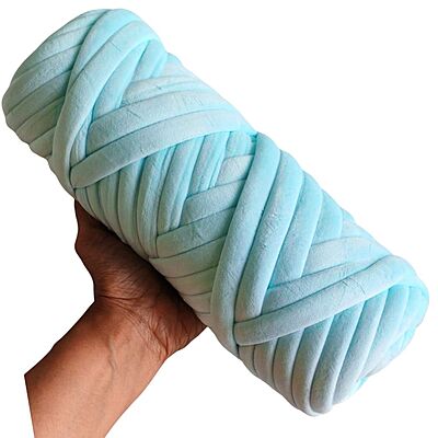Jumbo Arm Knitting Yarn 15mm- 25 Lite Blue