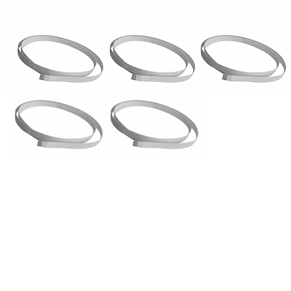 12 Pin 0.5mm Pitch 400mm Same Side Connection FFC Ribbon Flexible Flat Cable (Pack of 5) 12 Pin 0.5mm Pitch 400mm Same Side Connection FFC Ribbon Flexible Flat Cable (Pack of 5)