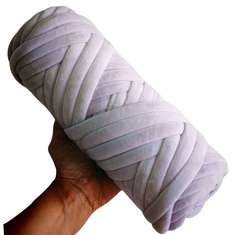 Jumbo Arm Knitting Yarn 15mm- 28 Lite Purple