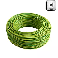 6 sq.mm-  Aluminium Earthing cables green/yellow Single Strand Wire