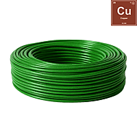 6 sq.mm  Cable GREEN  | FR PVC Insulated Copper Wire | Single Core Multi-Strand