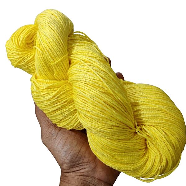 Cotton Yarn 4 Ply Corn Yellow Cotton Yarn 4 Ply Corn Yellow