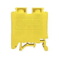 25 sqmm TERMINAL BLOCK POLYMIDE YELLOW WITH END PLATE-FTS25P