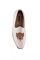 High Class Men's Black Embroidered Loafers